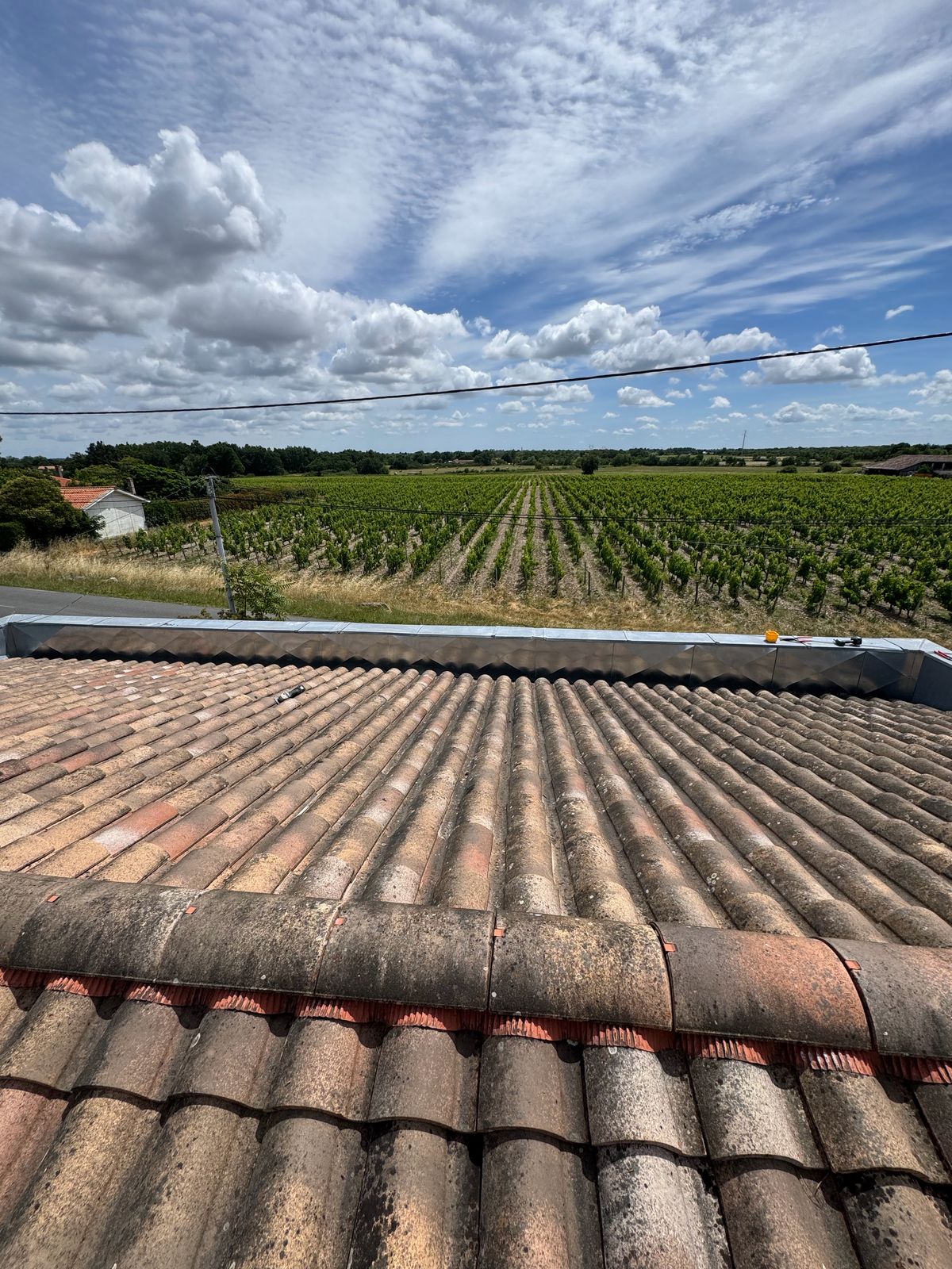 Ouvrages en zinc sur toiture
