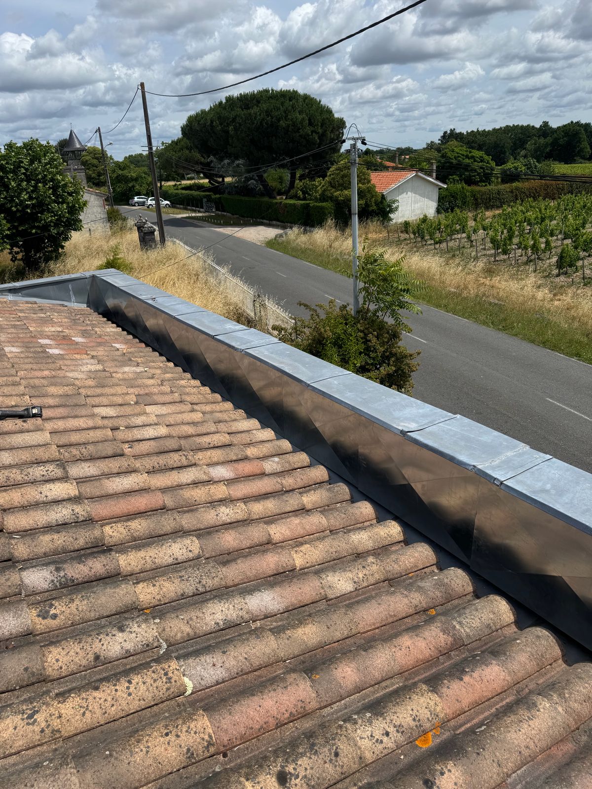 Zinguerie et flashing en zinc